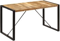 Tables à manger modernes en bois massif pliables et réglables en hauteur avec pieds en forme de V pour 6 personnes, utilisation en restaurant, meubles pour la maison