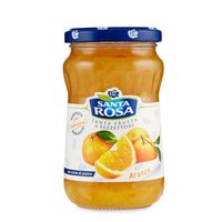 Confiture d'orange Santa Rosa 350g en pot de verre, conservée au sirop, goût acidulé, fabriquée en Italie, certifiée HACCP et KOSHER