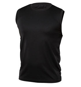 OEM Logo personnalisé Vêtements de sport d'été Débardeurs de sport en maille Chemise sans manches de musculation pour hommes 100% coton respirant rapide - Product Image 4