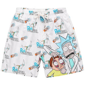 กางเกงขาสั้นผ้าฝ้ายโพลีเอสเตอร์สำหรับผู้ชายกางเกงขาสั้นชายหาดสำหรับนักขี่จักรยานพิมพ์ลายกันยับสำหรับฤดูร้อนแบบลำลอง - Product Image 5