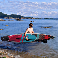 Sup personnalisé course gonflable surf course Kiteboarding Board corps Long Stand up planche de surf Paddle Board Paddleboard