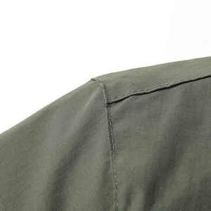 OEM-chaqueta Bomber para hombre, ropa de fábrica, venta al por mayor, Unisex, de primavera, bloque de Color, Softshell - Product Image 6