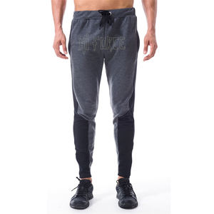 Pantalon de survêtement baggy en coton de haute qualité pour hommes, pantalon de jogging d'été à logo personnalisé, délavé dans l'obscurité, taille élastique, tenue décontracté Hip Hop - Product Image 3