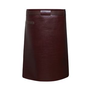 Customized Brown Cognac Vintage <b>Leather</b> Sleeveless Cooking <b>Apron</b> Adjustable BBQ <b>Apron</b> - Product Image 1