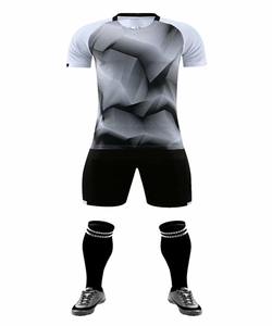 Custom Made Breathable Football Uniform Set <b>Team</b> Jerseys with Personalized Logo Plus Size Training Kits - Product Image 1
