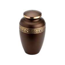 Urnas de cremación funeraria de cobre y latón, diseño impreso para cenizas humanos, descuento, Metal de latón, venta al por mayor - Product Image 3