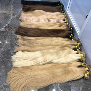 Vente chaude!!! Qualité supérieure!!! Couleur de cheveux blonds Russie 100% cheveux humains - Product Image 1