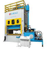Presse hydraulique Elmali avec moteur pour plaques de cuisson et cadres de fours, haute productivité, 20000 kg, origine Konya, garantie 1 an