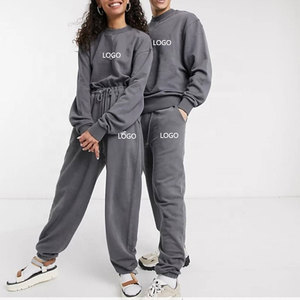 Customised Fortune Apparel Offer <b>Women</b> Tracksuit / 2 Piece Full Zipper shirt With Sweat Pant /Jogging <b>Suits</b> For unisex - Product Image 2