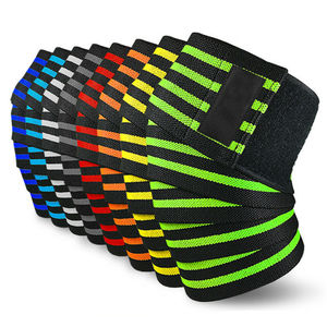 Bandes de protection sportives respirantes et réglables pour le genou, idéales pour la musculation - Product Image 4
