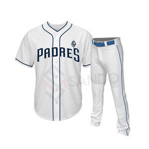 Camisetas de béisbol con impresión personalizada para hombre, ropa de béisbol azul, atuendo de sublimación, precio barato, envío rápido - Product Image 1