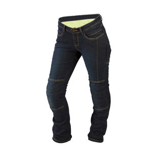 กางเกงยีนส์นักขี่จักรยานทรงตรงสำหรับผู้หญิงผ้าเดนิมมอเตอร์ไซด์ที่ได้รับการรับรองจาก CE - Product Image 6