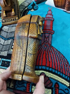 Ai Cập Cổ Đại pharaonic quan tài tượng handmade cao cấp chất lượng kim tự tháp chủ đề Polyester tường trang trí mới lạ Quà Tặng Ý Tưởng - Product Image 3