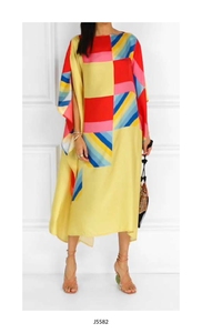 HIPPIE BOHO rayonne thai fait à la main tie dye polka dot papillon aile kaftan réservoir robes Parapluie - Product Image 6