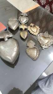 Cœur sacré de Jésus en métal pour décoration intérieure - Product Image 4