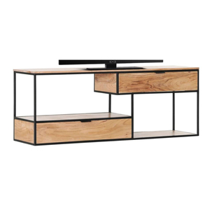 Armarios sencillos y modernos para sala de estar, con marco de madera maciza y artesanías de metal, con cajas de almacenamiento para el hogar, novedad - Product Image 5