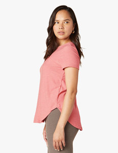 Femmes Nouveau design basique Manches courtes Summer Wear Light Material T Shirt - Product Image 3