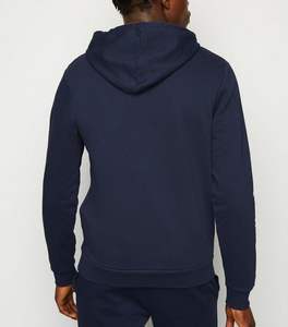 Sweat à capuche décontracté pour hommes 100% coton quantité minimale de commande bas Style américain doublé polaire confortable paresseux haut tendance pour l'automne hiver nouveau - Product Image 5