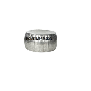 Tambor de superficie martillada de aluminio, mesa de centro, Material de púas de Metal, tambor de diseño moderno elegante, vajilla de café al precio más bajo - Product Image 1