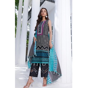 girls beautiful dress lawn amazing hot selling Pakistan ladies suit Indian winter wear - Product Image 3