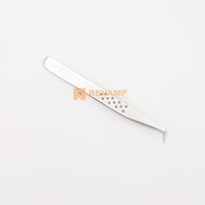 Professional Precision Doted Handle Anti-Static Durable 10mm Eyelash Extension <b>Tweezers</b> for Mega Volume Lashes Sustainable - Product Image 1