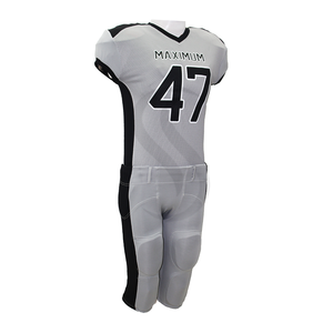 Uniforme de football américain personnalisable de qualité supérieure, faible MOQ, nouveau modèle, jersey de football en polyester/nylon à séchage rapide avec pantalon - Product Image 5