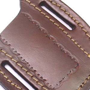 Trending OEM Hot Factory Price Rich Grain Pancake Leather Sheath for Fixed/Folding Blade Knives - Product Image 2