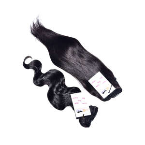 Cabello humano virgen brasileño, extensiones de cabello ondulado virgen, sin procesar, venta al por mayor - Product Image 3