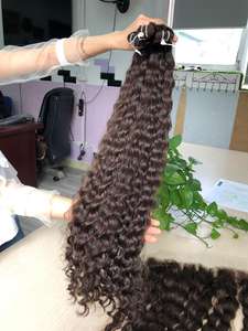 La mejor calidad de cabello ondulado cabello humano camboyano se vende a Nigeria, Sudáfrica, Togo... extensiones de cabello ondulado - Product Image 2