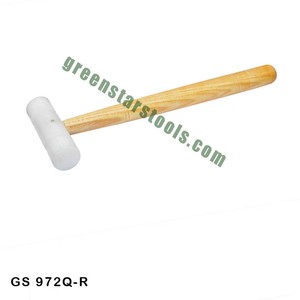 Martillo de Nailon para Joyería, Herramienta para Hacer Joyas que No Daña la Superficie, Herramienta Manual para Orfebres, 25 mm, 32 mm |   N.° de artículo GS-972R - Product Image 1