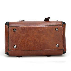 Bolsos de cuero PU para mujer, bolsos de mano, bolsos de mano de gran capacidad, moda de alta calidad, cuero/cuero genuino para mujer, sólido - Product Image 4