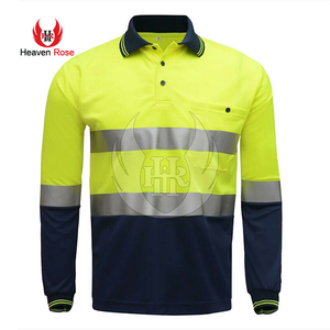 Mejor Precio por encargo de los hombres de verano Casual de algodón para Polo transpirable Hi Vis diseño increíble impreso técnicas de seguridad mejor - Product Image 6