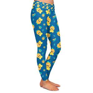 Leggings personalizados inspirados en Orange Bird Parks, en estilo capri o de longitud completa - Product Image 3