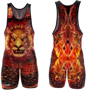 ชุดบอดี้สูทยกน้ำหนักสำหรับมวยปล้ำ ผลิตตามสั่ง ผ้าสแปนเด็กซ์/คอตตอน ระบายอากาศ แห้งเร็ว สำหรับกีฬา - Product Image 4