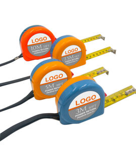 Ruban à mesurer auto-rétractable 3M de haute qualité, fabriqué à Taïwan, avec logo personnalisé OEM, lame double face imprimée, verrouillage automatique, deux couleurs - Product Image 5
