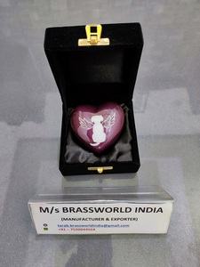 "Aluminio Pintado a mano Pata blanca Ir al cielo Corazón Recuerdo Mascota Cremación Urna Suministros funerarios" Recuerdo conmemorativo Cenizas Titular - Product Image 6