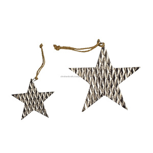 Latest Designs Adorable Metal Hanging Star Plated Finishing Design With Metal Home <b>Decors</b> <b>Christmas</b> <b>Decors</b> Bags Plush - Product Image 2