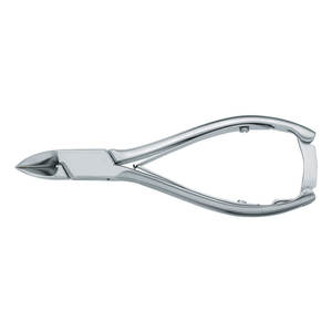 Cortauñas de Acero Inoxidable de 5.5 Pulgadas con Empujador de Cutículas, Abertura de Mandíbula Ancha, Bloqueo Recto, Mangos Lisos, para Uñas de los Pies y Belleza Personal - Product Image 1