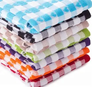 Hot Koop Keuken Handdoeken 100% Katoen Theedoek Handdoeken Set-Keuken Doekjes Leverancier