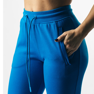 ชุดวอร์มผู้หญิงแบบสองชิ้น สีพื้น ชุดออกกำลังกาย เสื้อฮู้ดแบบสวมหัว กางเกงจ็อกเกอร์ ชุดสเวตสูทแบบสั่งทำ กางเกงจ็อกเกอร์ผู้หญิง - Product Image 2