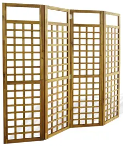 Wooden Divider with multi panel with cheap price and high quality solid wood