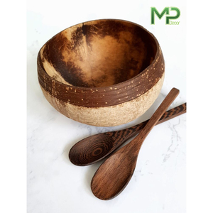 ชามกะลามะพร้าวขัดเงาเทียนจากเวียดนามเป็นมิตรกับสิ่งแวดล้อม - Product Image 4