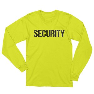 Camiseta de Manga Larga para Guardia de Seguridad, 100% Algodón, Cómoda y Segura, con Diseño Sólido - Product Image 4