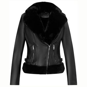 Chaqueta de Piel Auténtica de Invierno con Diseño Interior Cálido, Reversible, con Cremallera, Ajustada, Impermeable, Rellena de Plumón, de Alta Calidad - Product Image 1