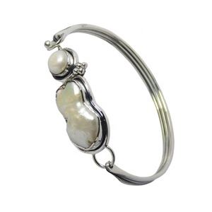 Bracelet en argent Sterling 925 pour femmes nouveau Design véritable perle pierre précieuse or Rose Style à la mode fiançailles mode fournisseur exportateur - Product Image 3
