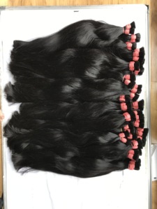 Extensiones de cabello Remy de la mejor calidad, cutícula recta natural alineada, de Vietnam - Product Image 6
