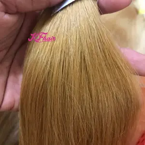 Adhésif de cheveux vietnamiens dans le monde, 100 cheveux humains, de haute qualité, cuticules alignées
