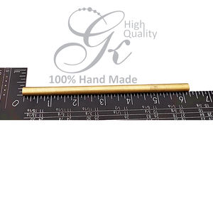 Pasadores de mango de cuchillo de mosaico de toro de imitación antiguo, tubo de latón de alta calidad de 8,53mm de diámetro, hacha de espada con logotipo personalizado de 5 pulgadas de largo - Product Image 3