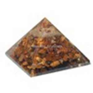 Compra de ojo de tigre energía orgonita pirámide | Ojo de Tigre energía orgonita pirámide en línea - Product Image 2