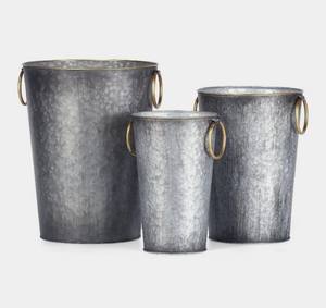 Florero de Venta caliente para el hogar, jardín, restaurante, jardinera, soporte decorativo, acabado galvanizado, florero de flores de hierro de Metal - Product Image 6